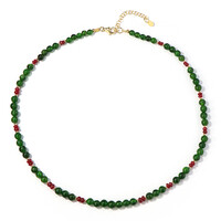 Russian Diopside Silver Necklace