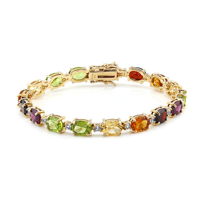 Burmese Peridot Silver Bracelet