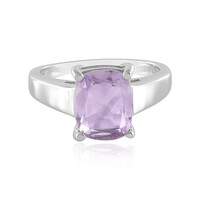 Rose de France Amethyst Silver Ring