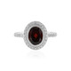 Mozambique Garnet Silver Ring