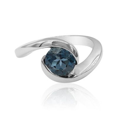 London Blue Topaz Silver Ring