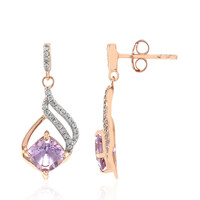 Amethyst Silver Earrings