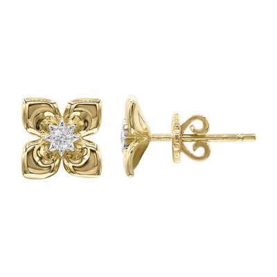 9K SI1 (G) Diamond Gold Earrings (Annette)