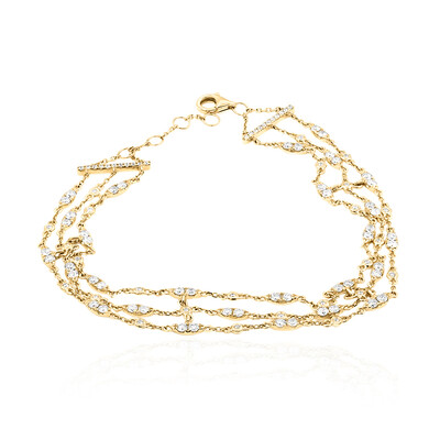 14K I1 (H) Diamond Gold Bracelet (CIRARI)