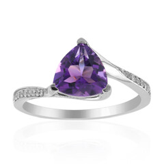 Moroccan Amethyst Silver Ring