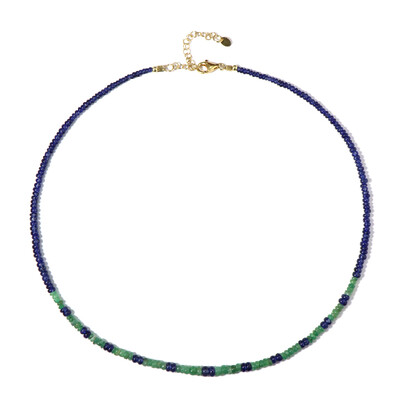 Zambian Emerald Silver Necklace