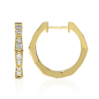 18K I1 (H) Diamond Gold Earrings (CIRARI)