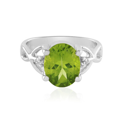 Peridot Silver Ring