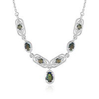 Mezezo Opal Silver Necklace