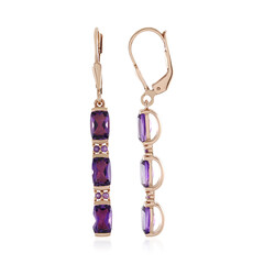 Amethyst Silver Earrings (KM by Juwelo)