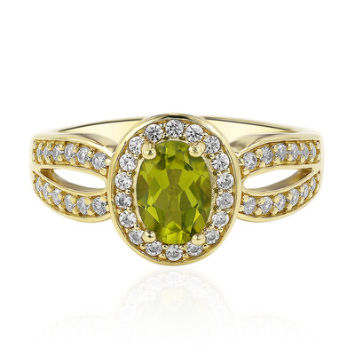 Arizona Peridot Silver Ring