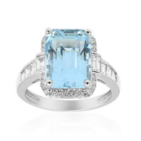 18K AAA Brazilian Aquamarine Gold Ring (CIRARI)