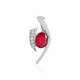 Bemainty Ruby Silver Pendant (MONOSONO COLLECTION)