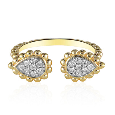 9K SI1 (G) Diamond Gold Ring (Annette)