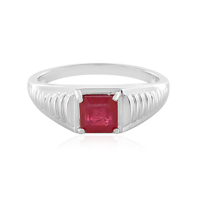 Bemainty Ruby Silver Ring