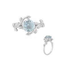 Sky Blue Topaz Silver Ring