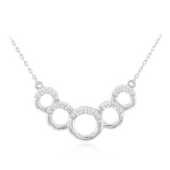 Zircon Silver Necklace