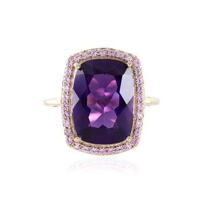 9K Siberian Amethyst Gold Ring (Adela Gold)