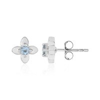 Santa Maria Aquamarine Silver Earrings