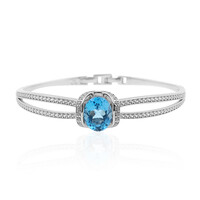 Marambaia Topaz Silver Bangle