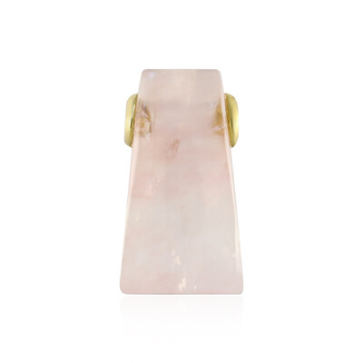 Rose Quartz Silver Pendant (MONOSONO COLLECTION)