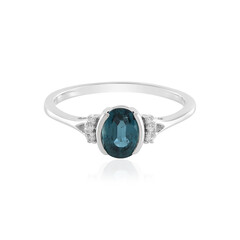 Teal Kyanite Silver Ring