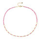 Nigerian Pink Tourmaline Silver Necklace