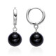 Black Onyx Silver Earrings