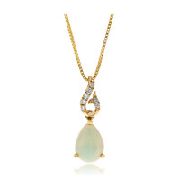 10K AAA Welo Opal Gold Necklace