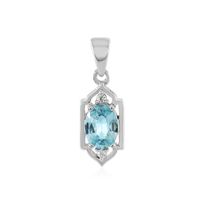 Ratanakiri Zircon Silver Pendant