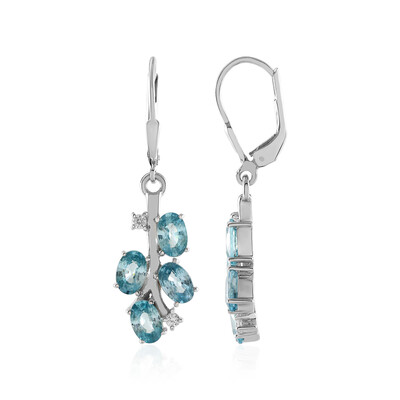 Ratanakiri Zircon Silver Earrings