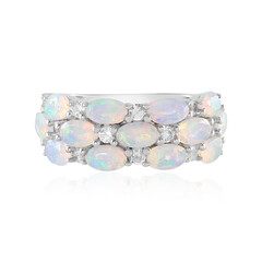 Welo Opal Silver Ring