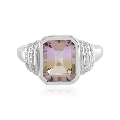 Ametrine Silver Ring