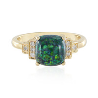 14K Andamooka matrix opal Gold Ring (AMAYANI)