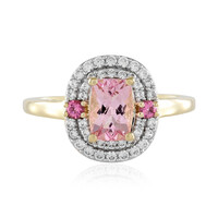 9K Morganite Gold Ring