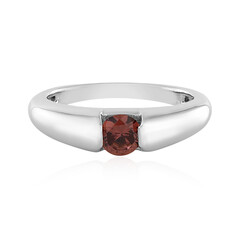 Pink Zircon Silver Ring