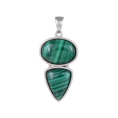 Malachite Silver Pendant