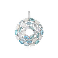 Paraiba Apatite Silver Pendant (KM by Juwelo)