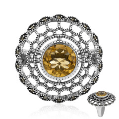 Citrine Silver Ring (Annette classic)