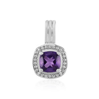 Amethyst Silver Pendant