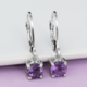 Amethyst Silver Earrings