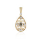 9K SI1 Brown Diamond Gold Pendant