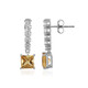 Citrine Silver Earrings