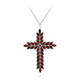 Garnet Silver Necklace