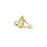 9K Lemon Citrine Gold Ring