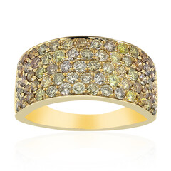 14K SI2 Fancy Diamond Gold Ring (CIRARI)