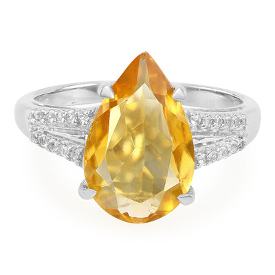 Citrine Silver Ring