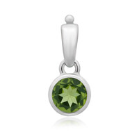 Arizona Peridot Silver Pendant