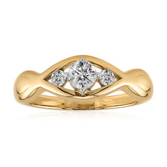 14K SI1 (G) Diamond Gold Ring