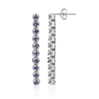 Iolite Silver Earrings